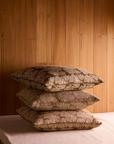 Ginkgo Bronze Linen Cushion