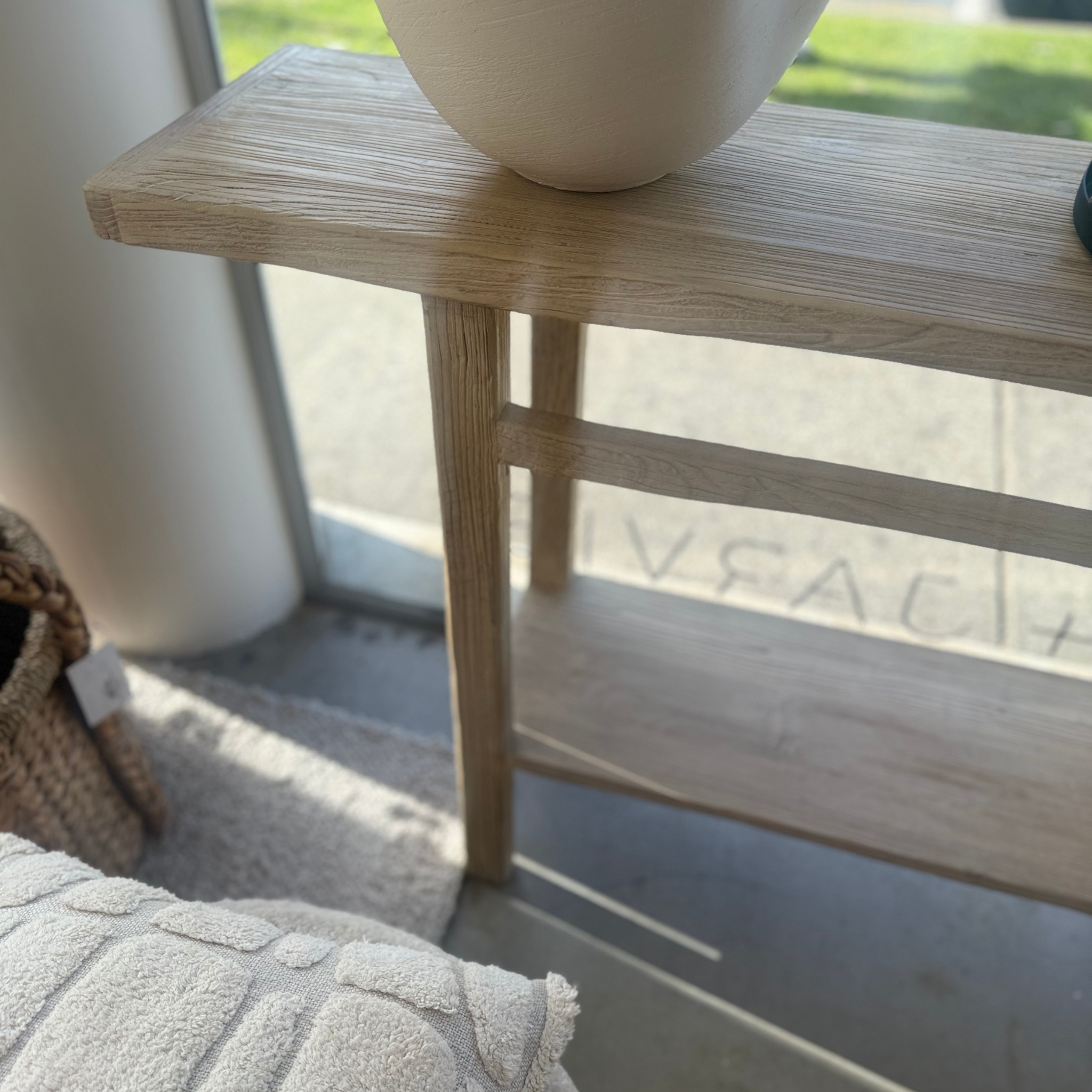 Vintage Elm Console