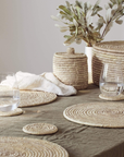 Round Palm Fibre Coasters by The Dharma Door