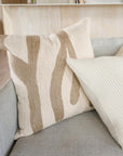 Zanth Linen Cushion - Ivory/Natural