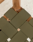 Vivica Dining Chair - Olive Leather