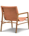 Shore Leather Sling Chair - Natural Tan
