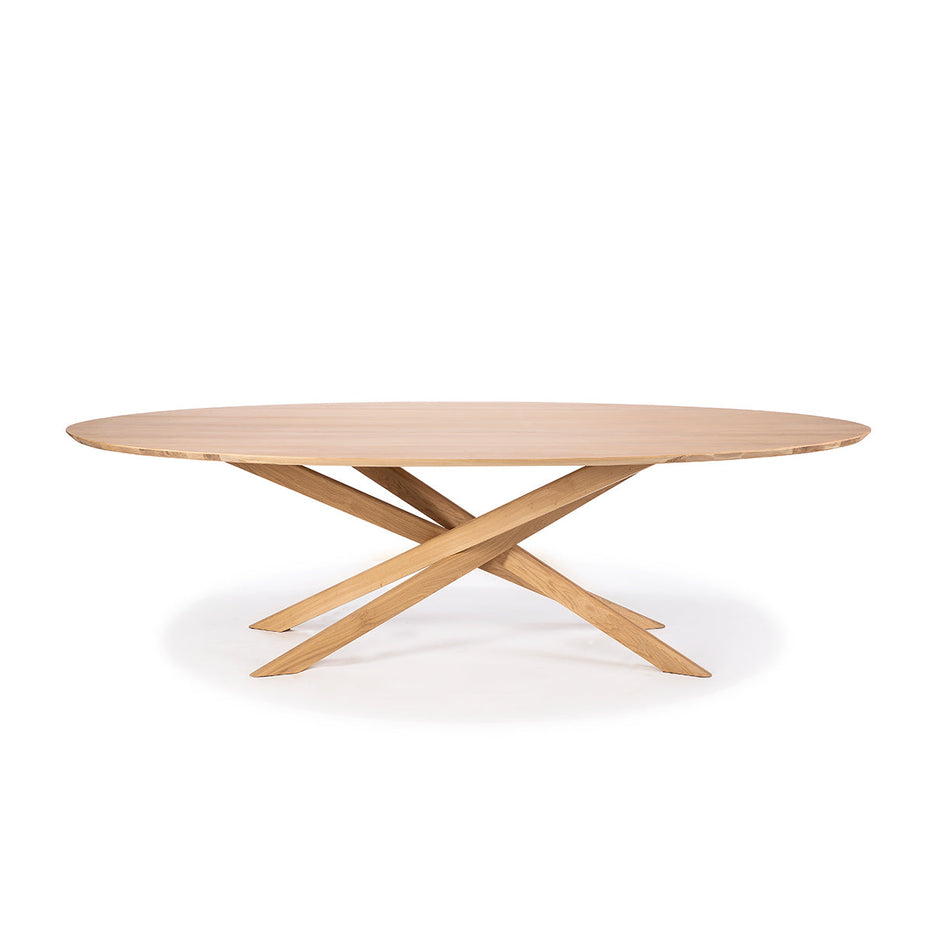 Ethnicraft Oak Mikado Oval Dining Table – Jarvis + Jarvis Home