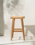 Avel Natural Leather Barstool