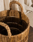 Neri Lineal Texture Banana Leaf Basket