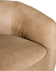 Lucca Swivel Chair | Enoki Brown | by Uniqwa Collections