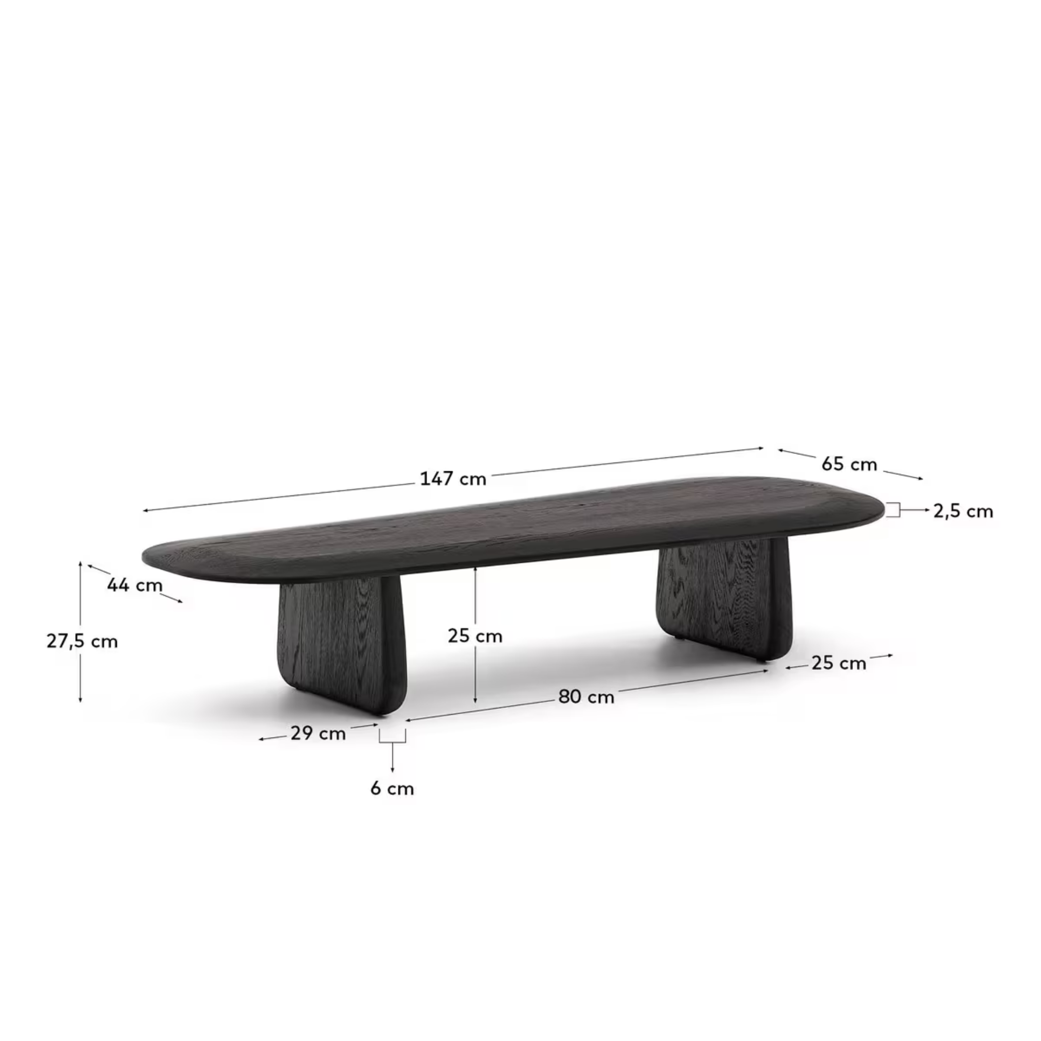 Liana Oak Coffee Table