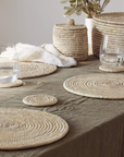 Round Palm Fibre Placemats by The Dharma Door