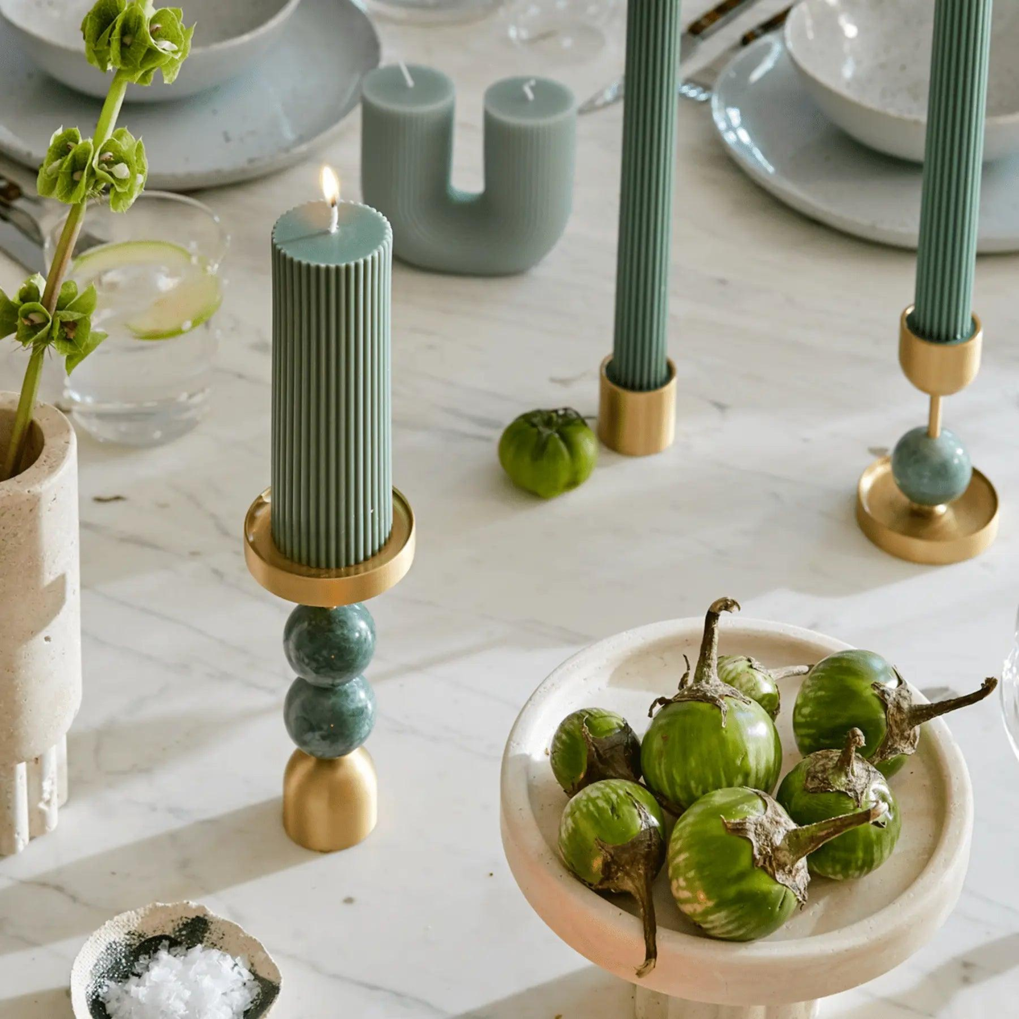 Single Column Pillar Candle - Duo