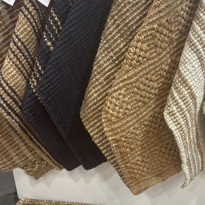 Zebra Armstrong Natural Tile Jute Runner