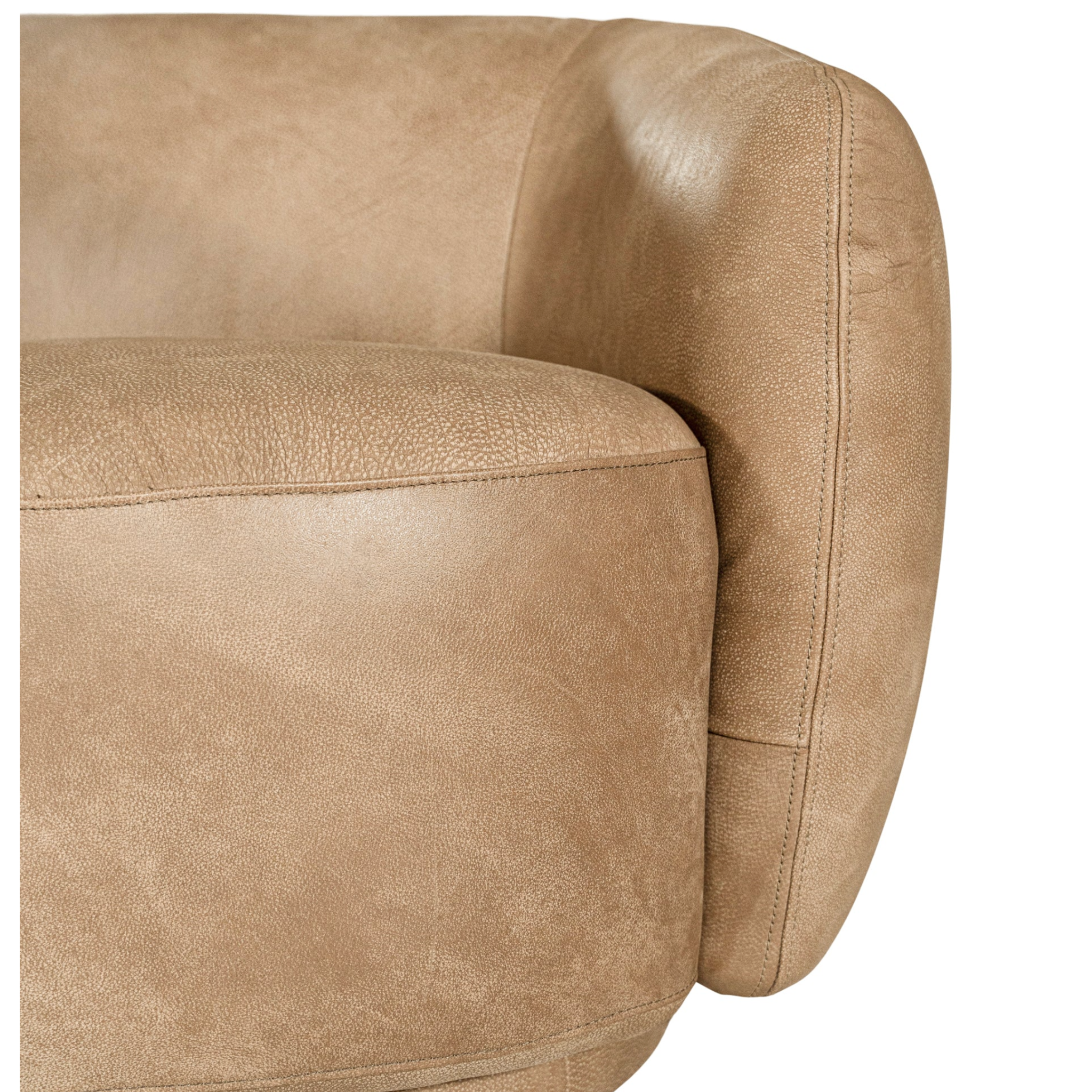 Lucca Swivel Chair | Enoki Brown | by Uniqwa Collections