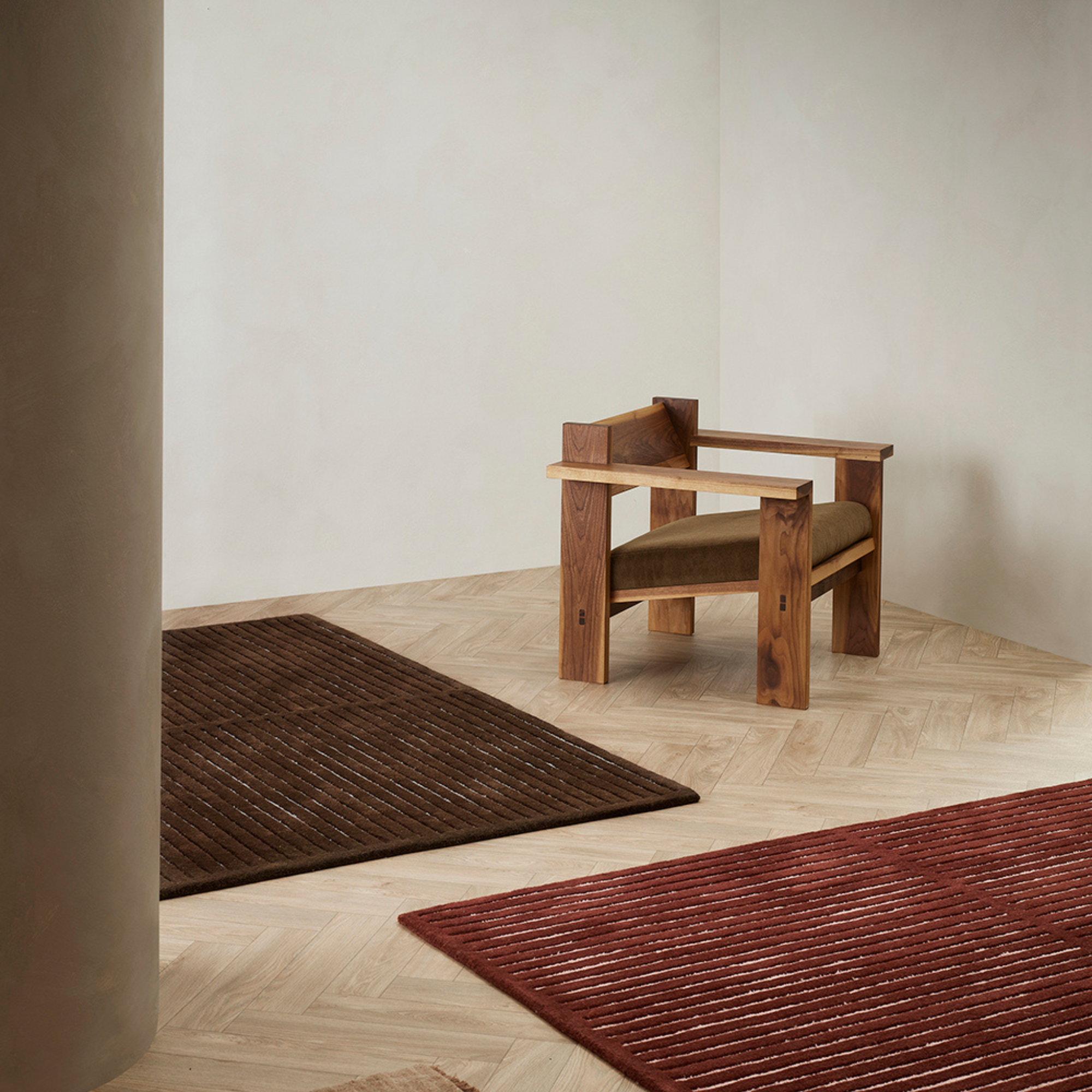 Baya Marlow Wine Floor Rug