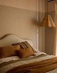 Camille Caramel/Latte Grand Throw