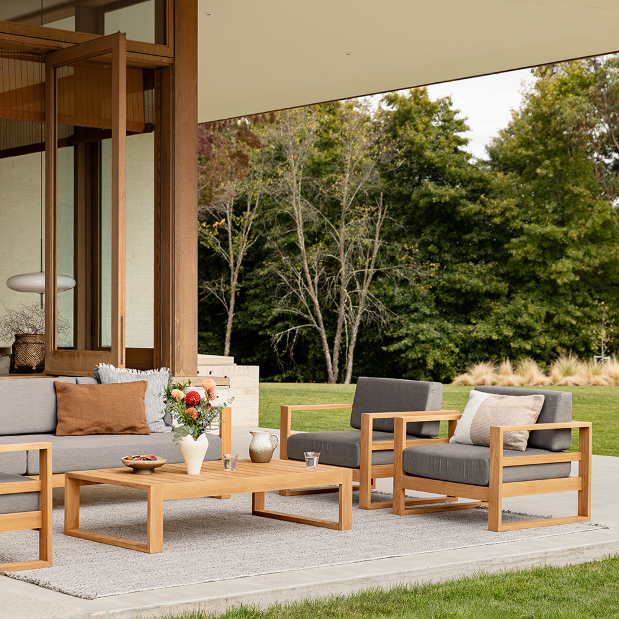 Baya Rhodes Slate In/Outdoor Rug