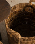 Neri Lineal Texture Banana Leaf Basket