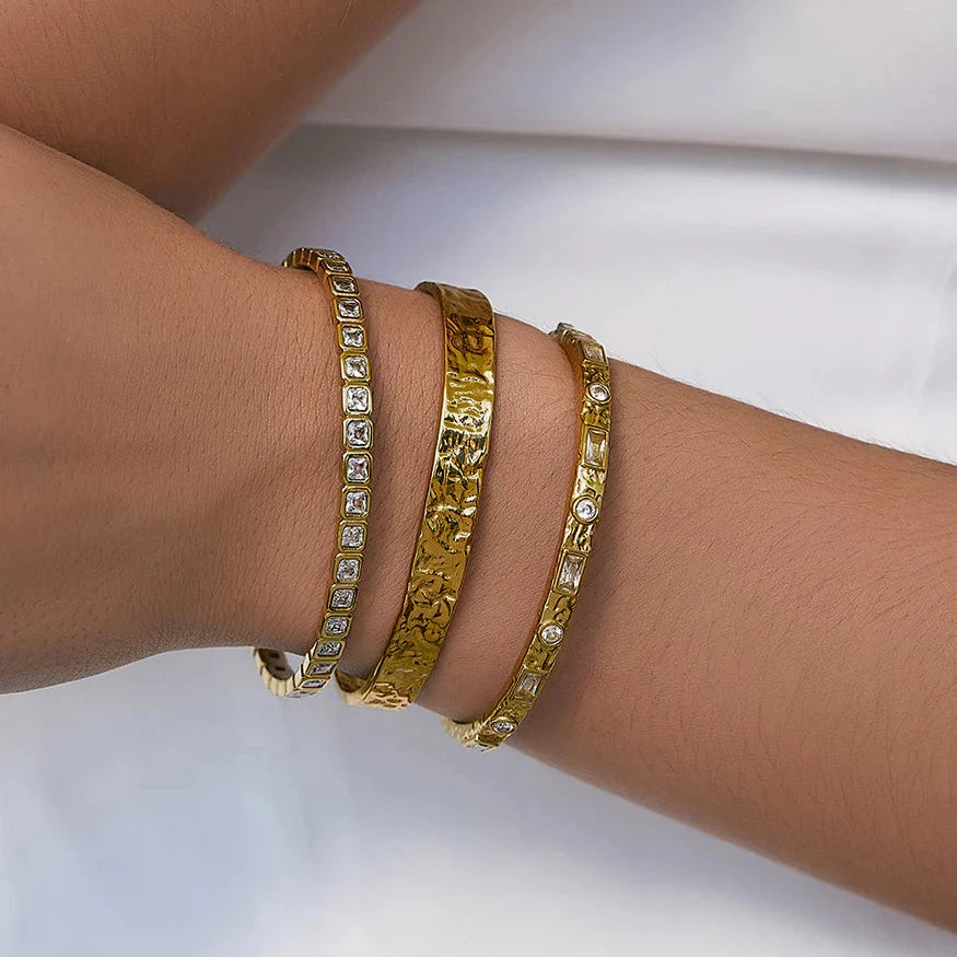 Olivia Gold Cuff Bracelet