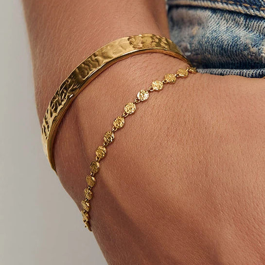 Atlas Gold Bracelet By Arms of Eve