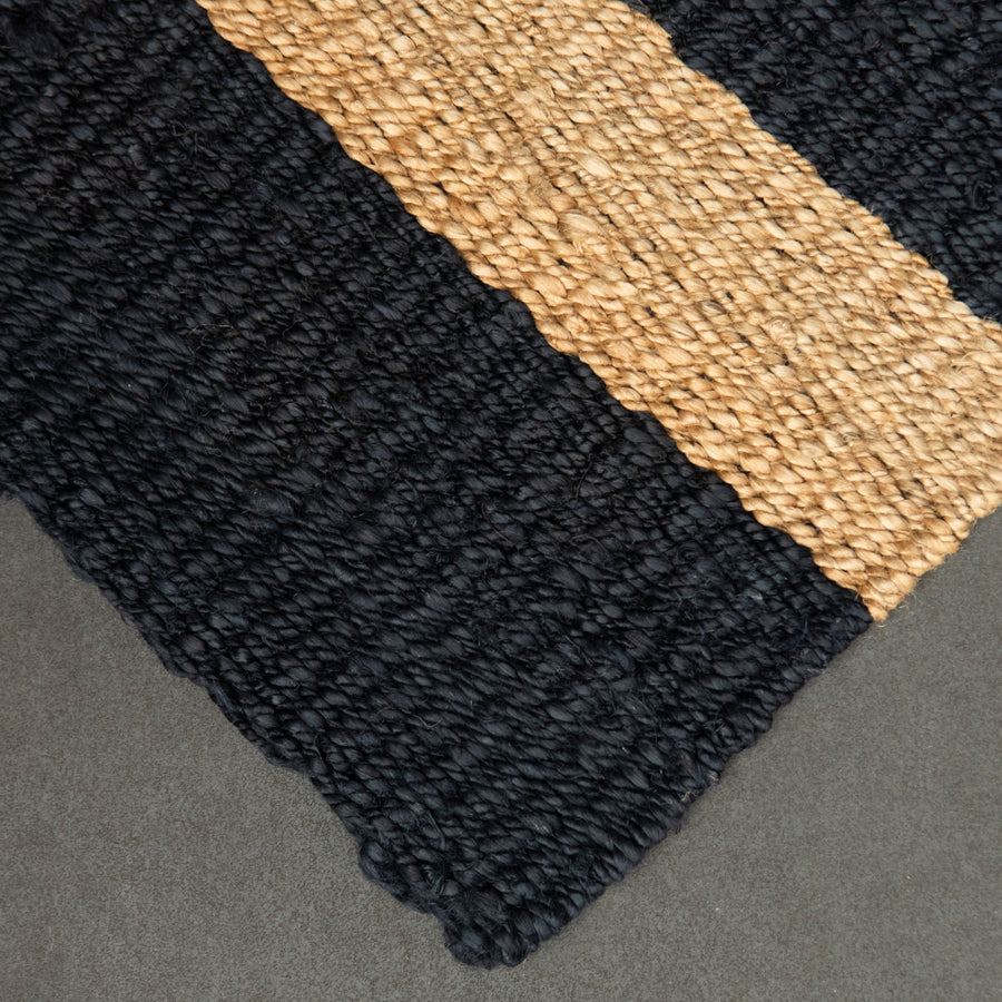 Zebra Irving Stripe Jute Mat