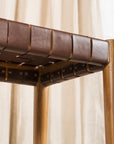 Bennu Leather Bench