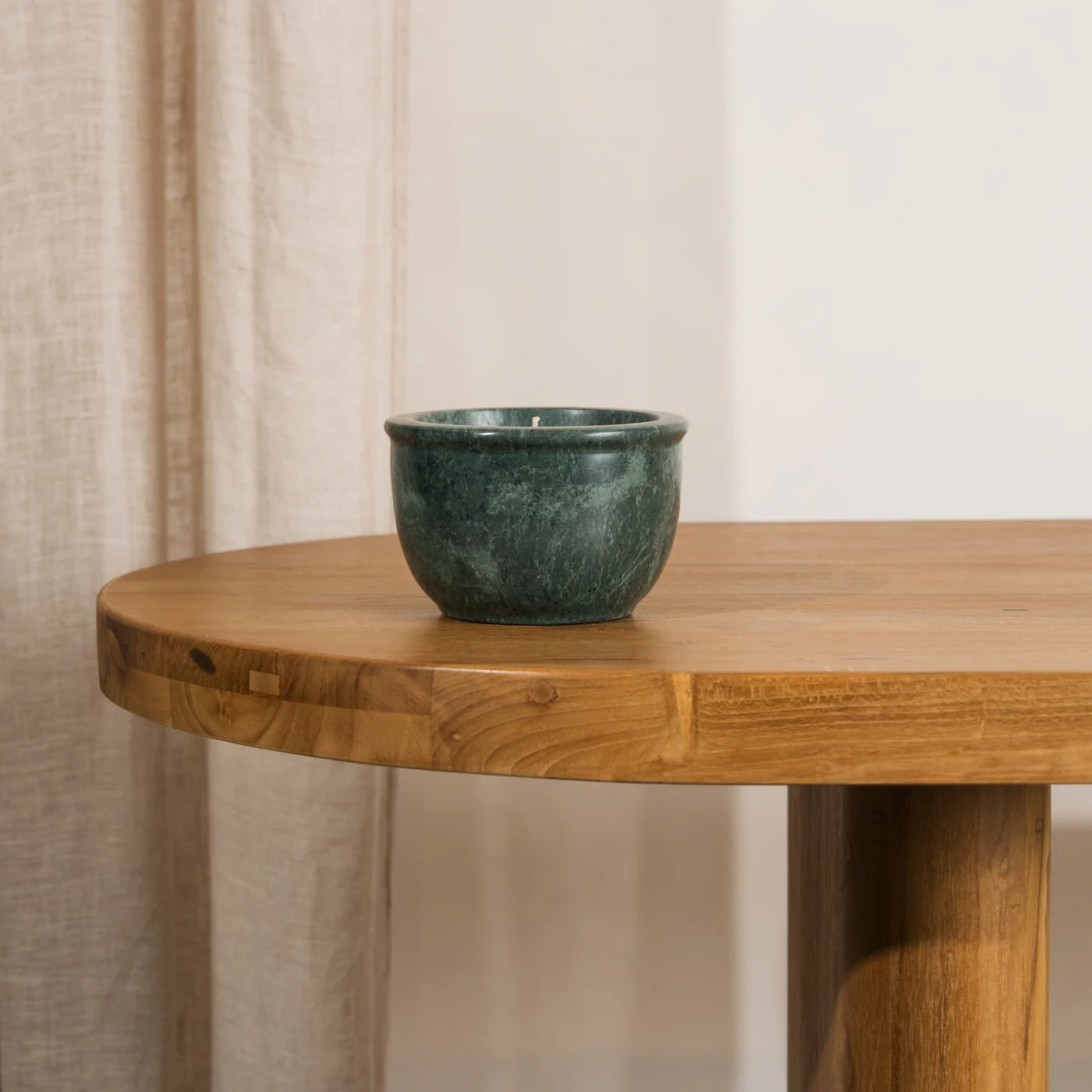 Cira Hand Poured Soy Candle in Marble Vessel