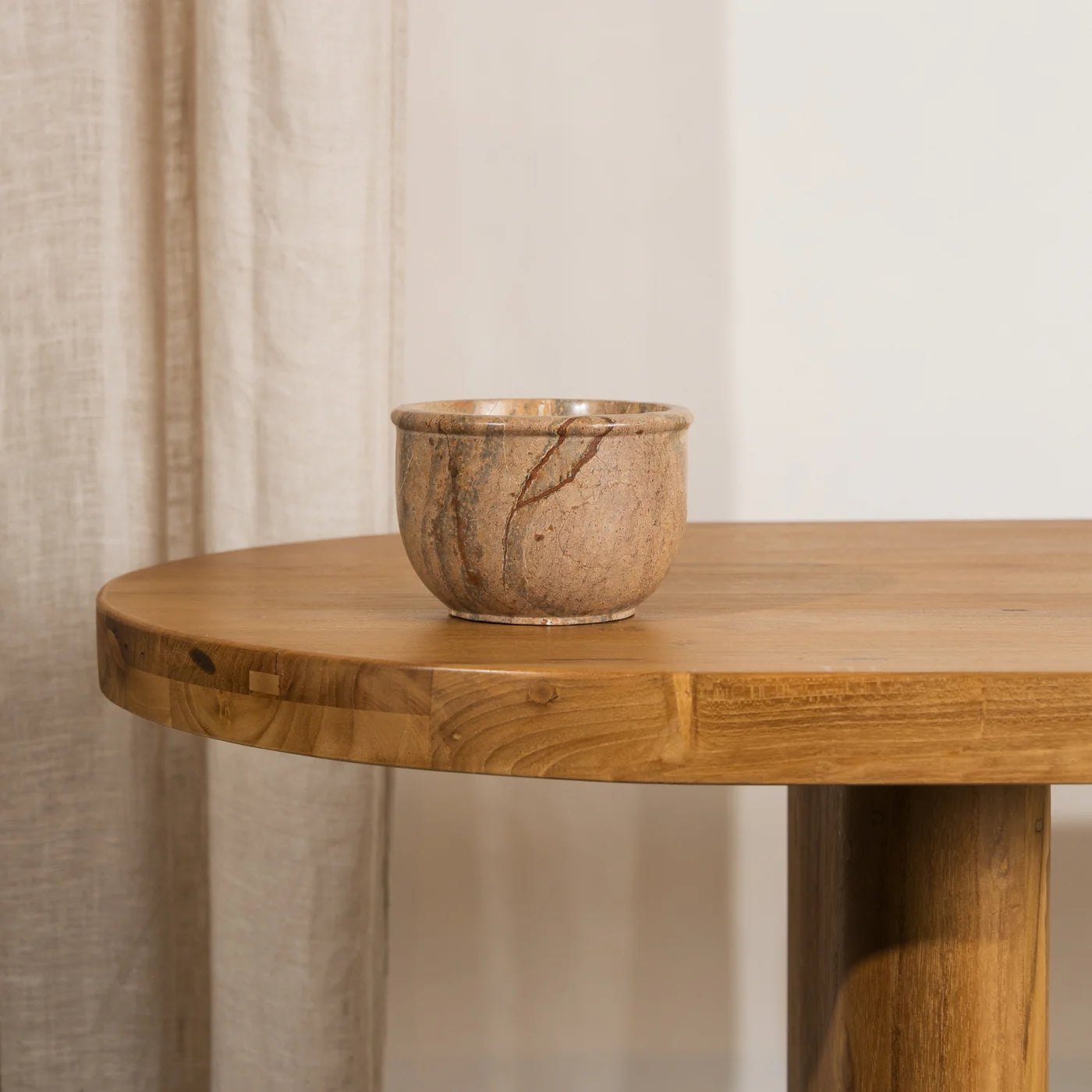 Cira Hand Poured Soy Candle in Marble Vessel