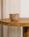 Cira Hand Poured Soy Candle in Marble Vessel