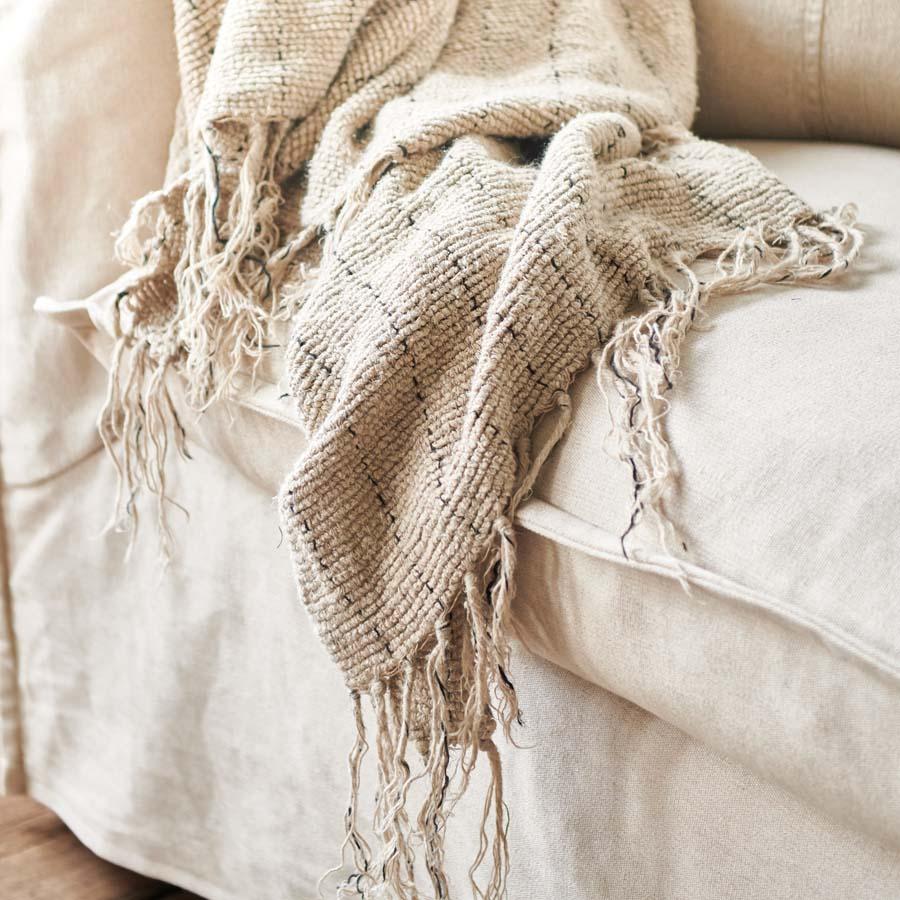 Eadie Mayla Linen Throw - Pre-order
