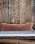 Eadie Evelyn Velvet Long Lumbar Cushion