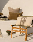 Eadie Aerial Cushion in Moss Green