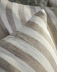 Santi Linen Cushion - White/Natural