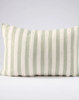 Santi Linen Cushion - Pistachio/White