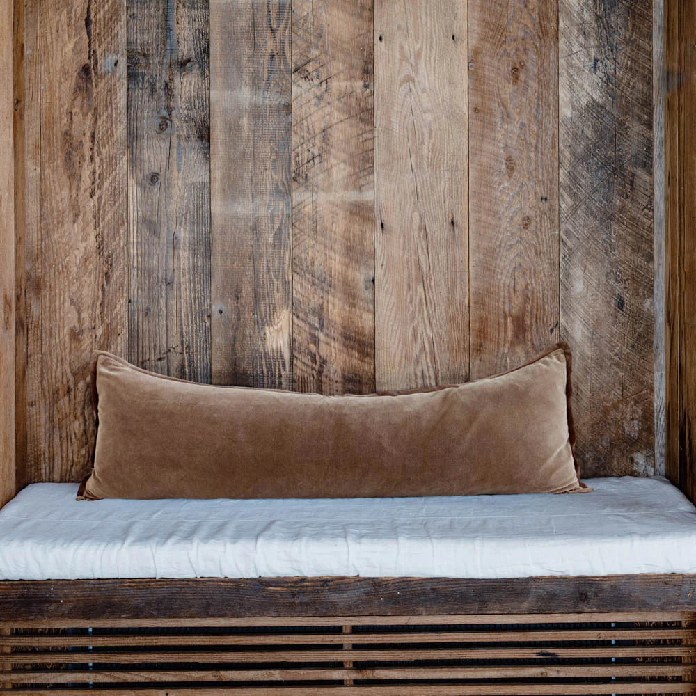 Eadie Evelyn Velvet Long Lumbar Cushion