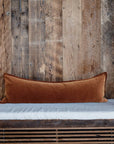Eadie Evelyn Velvet Long Lumbar Cushion