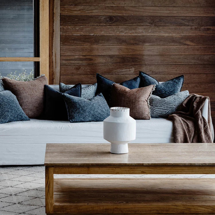 Eadie Tabako Linen Cushion