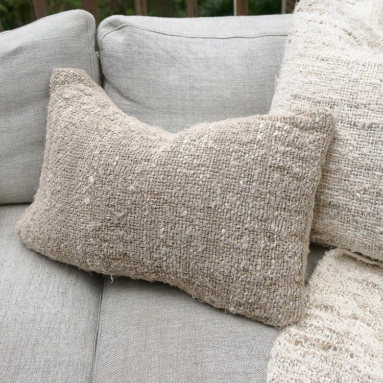 Eadie Wabi Recycled Linen Cushion