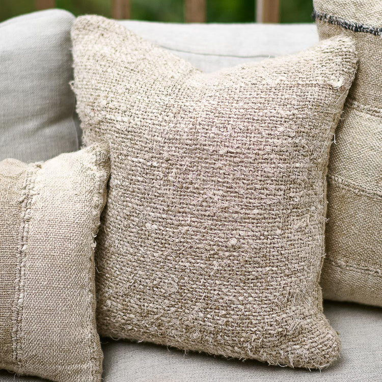 Eadie Wabi Recycled Linen Cushion
