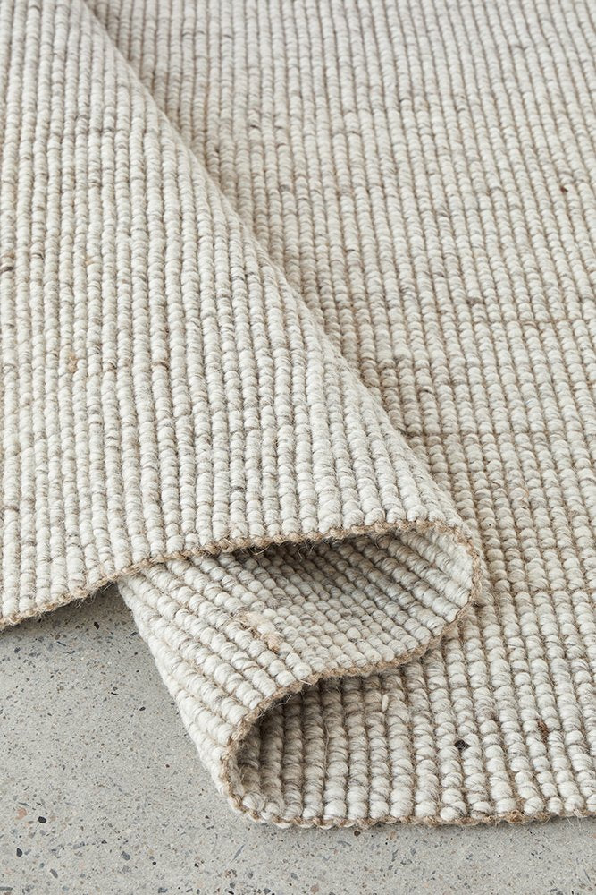 Atlantic Wool/Jute Rug - Natural