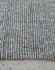 Atlantic Wool/Jute Rug - Grey