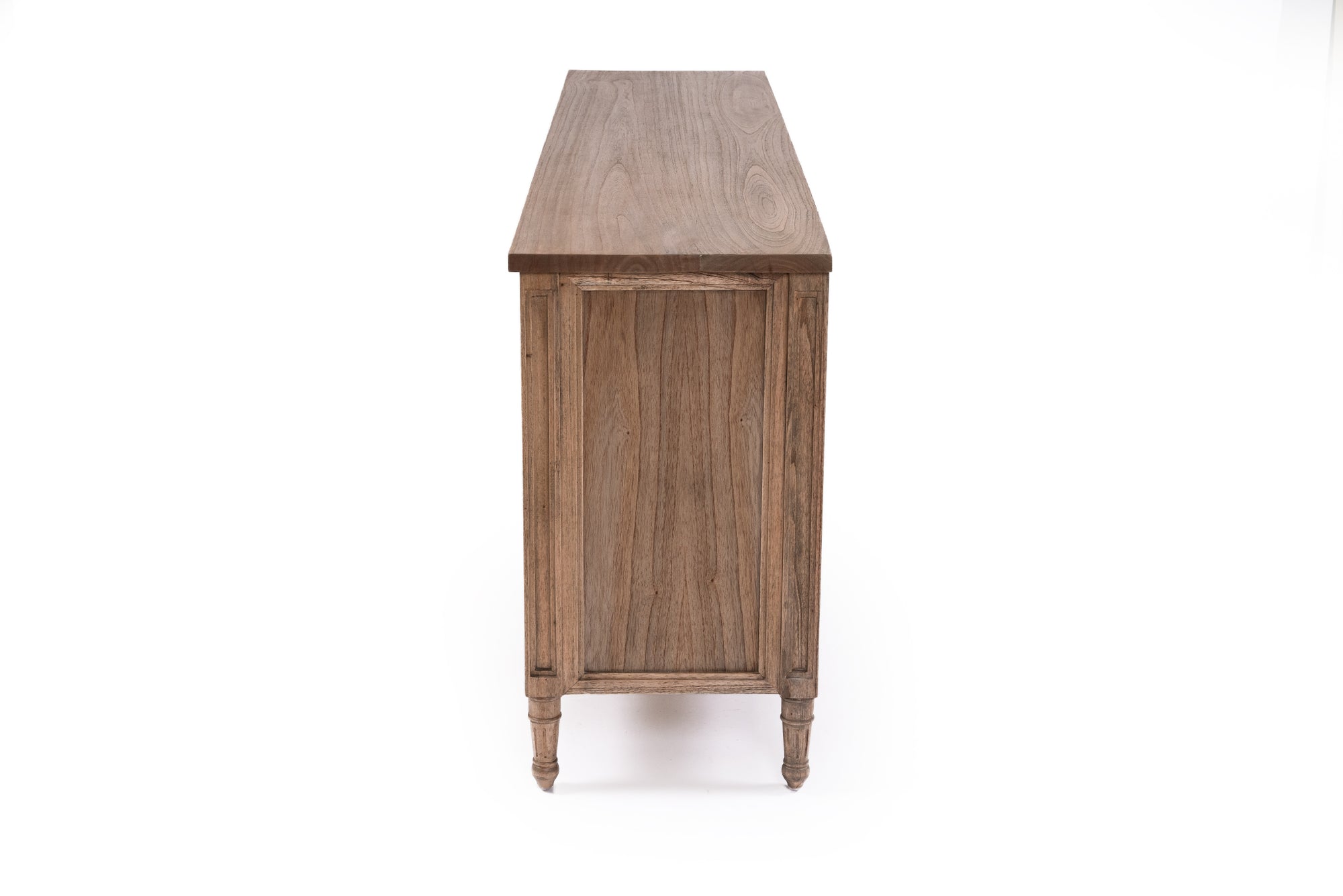 Village Four Door Sideboard - Weathered Oak