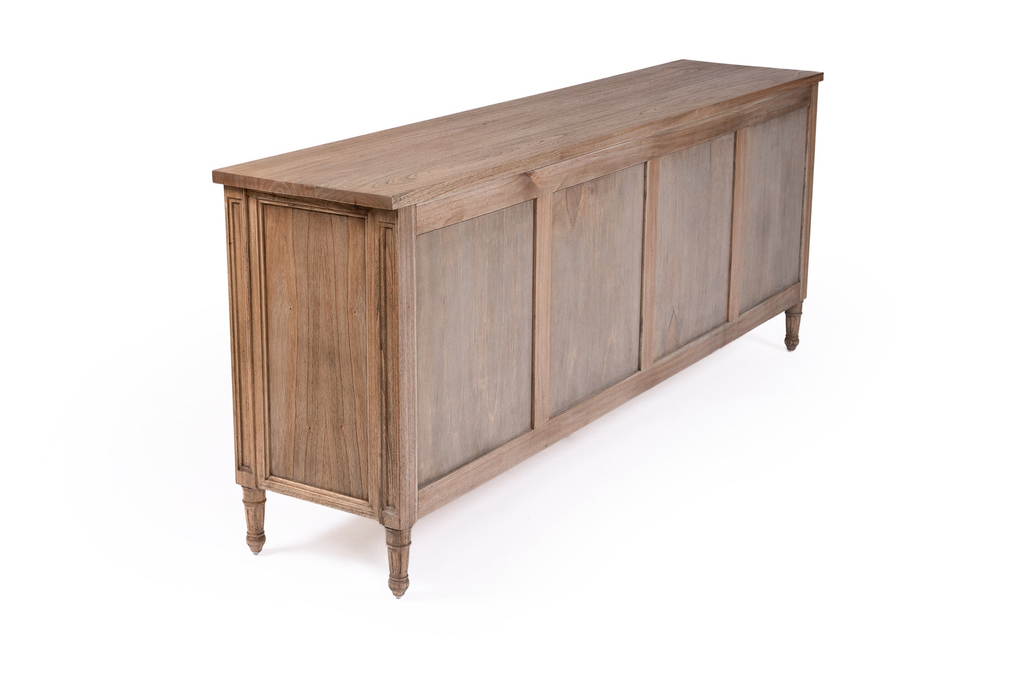 Village Four Door Sideboard - Weathered Oak