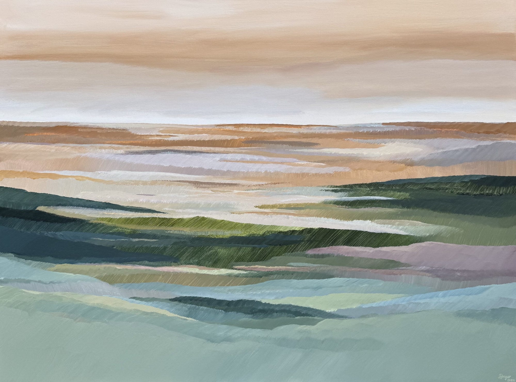Heading Home 44 Original Art by Lauren Danger