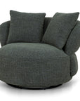 Evans Moss Green Swivel Chair