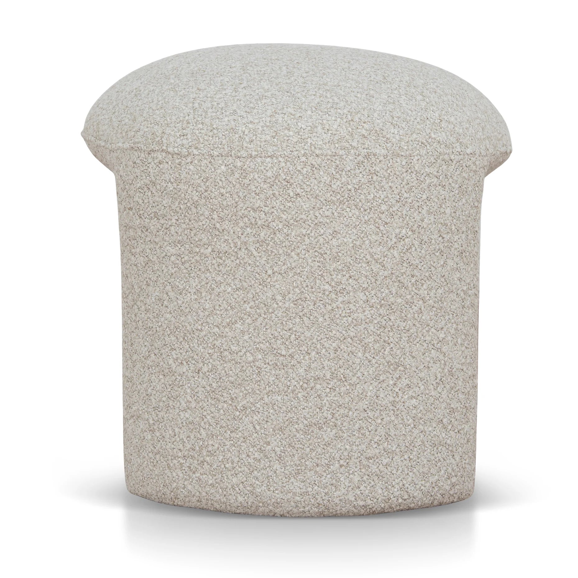 Lila Round Ottoman