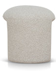 Lila Round Ottoman