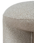 Lila Round Ottoman