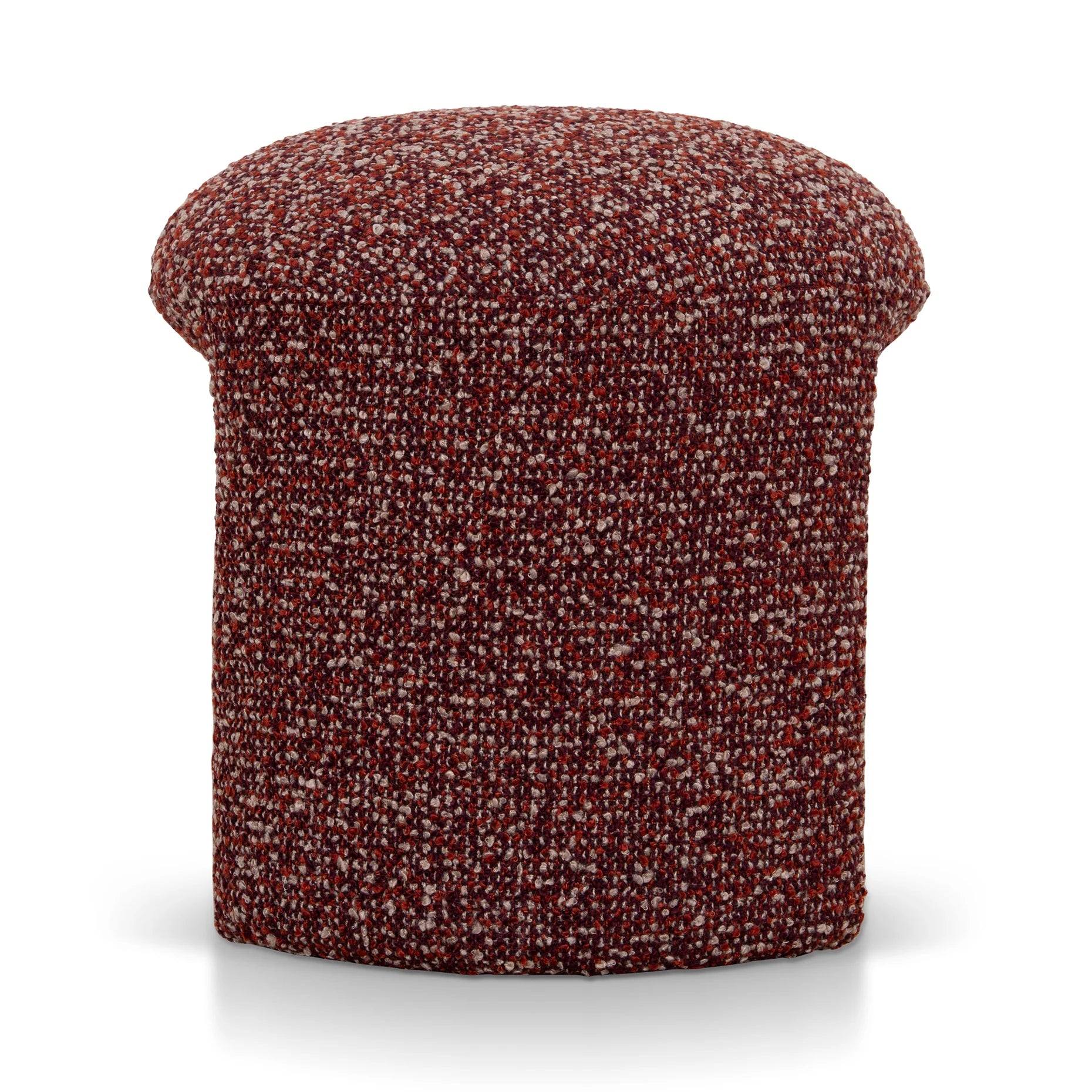Lila Round Ottoman
