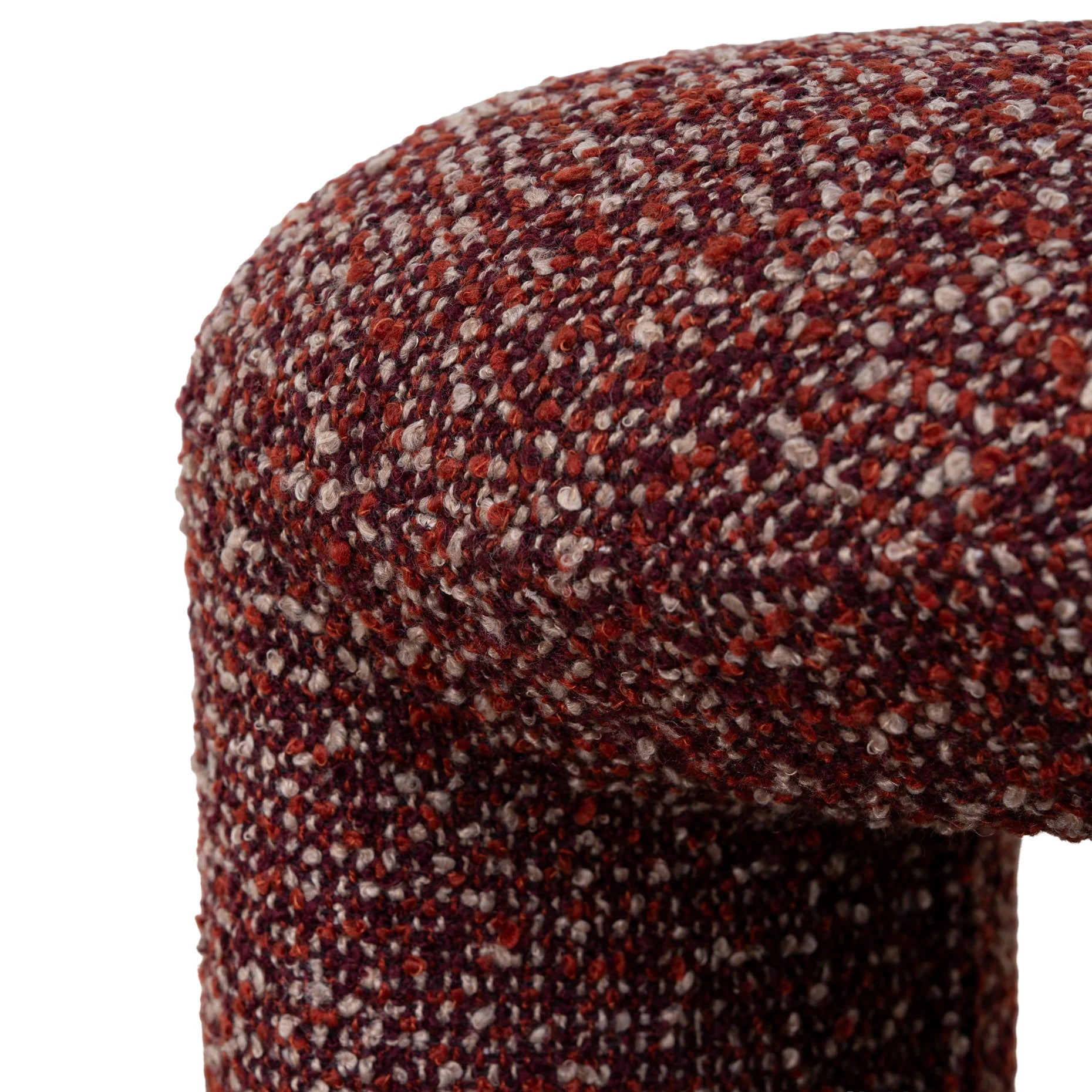 Lila Round Ottoman