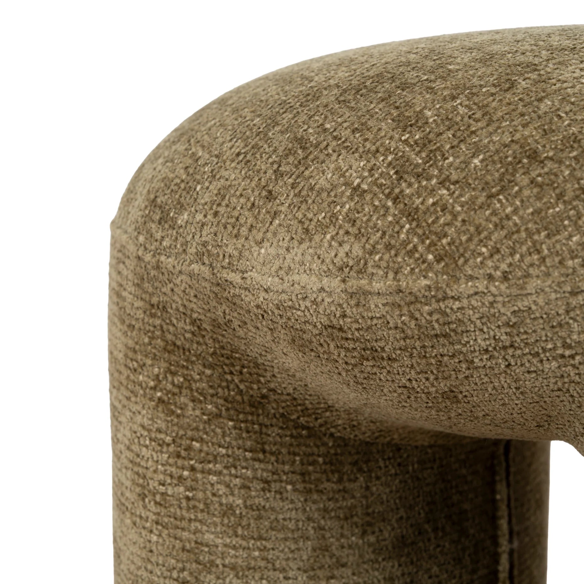 Lila Round Ottoman