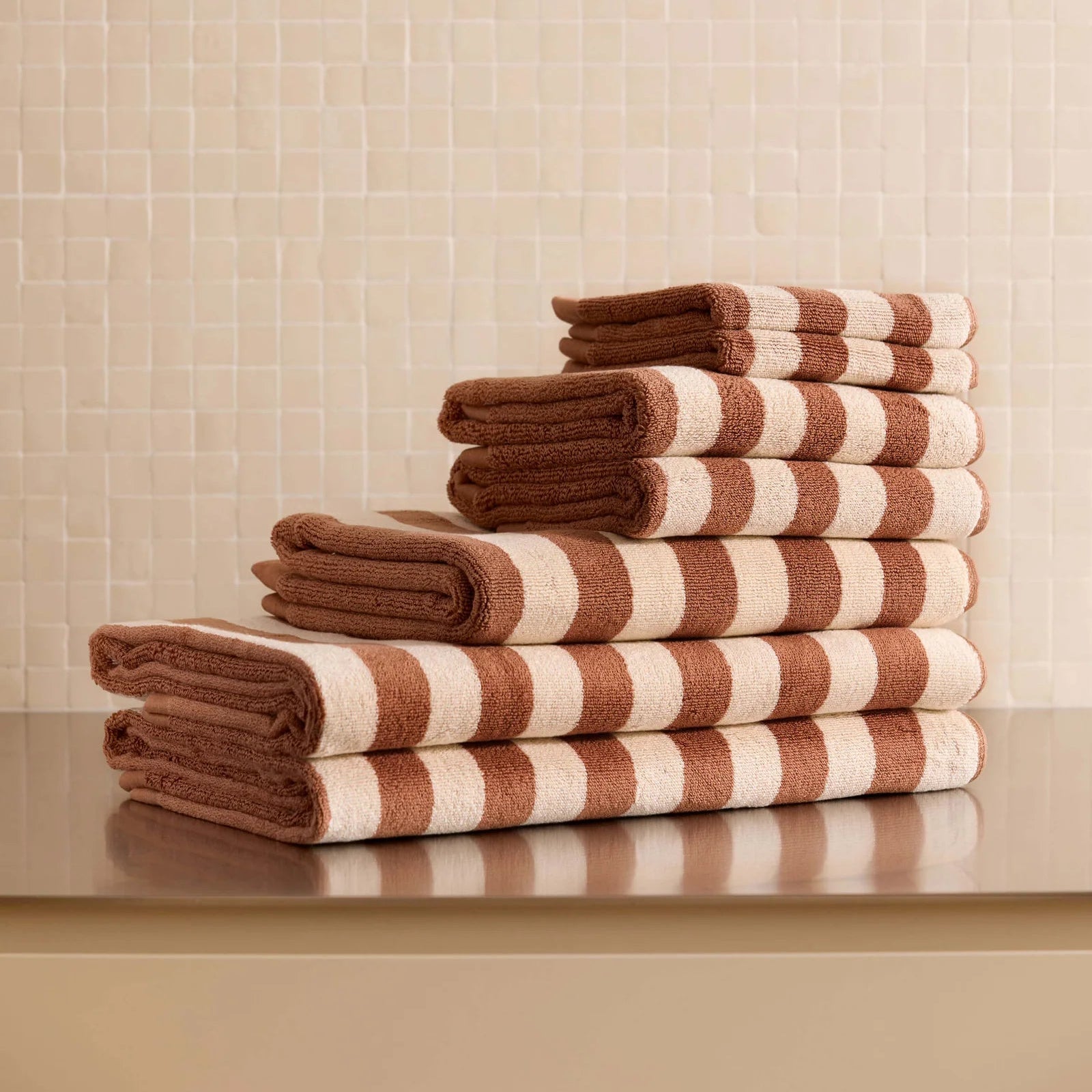 Raye Terracotta Towels