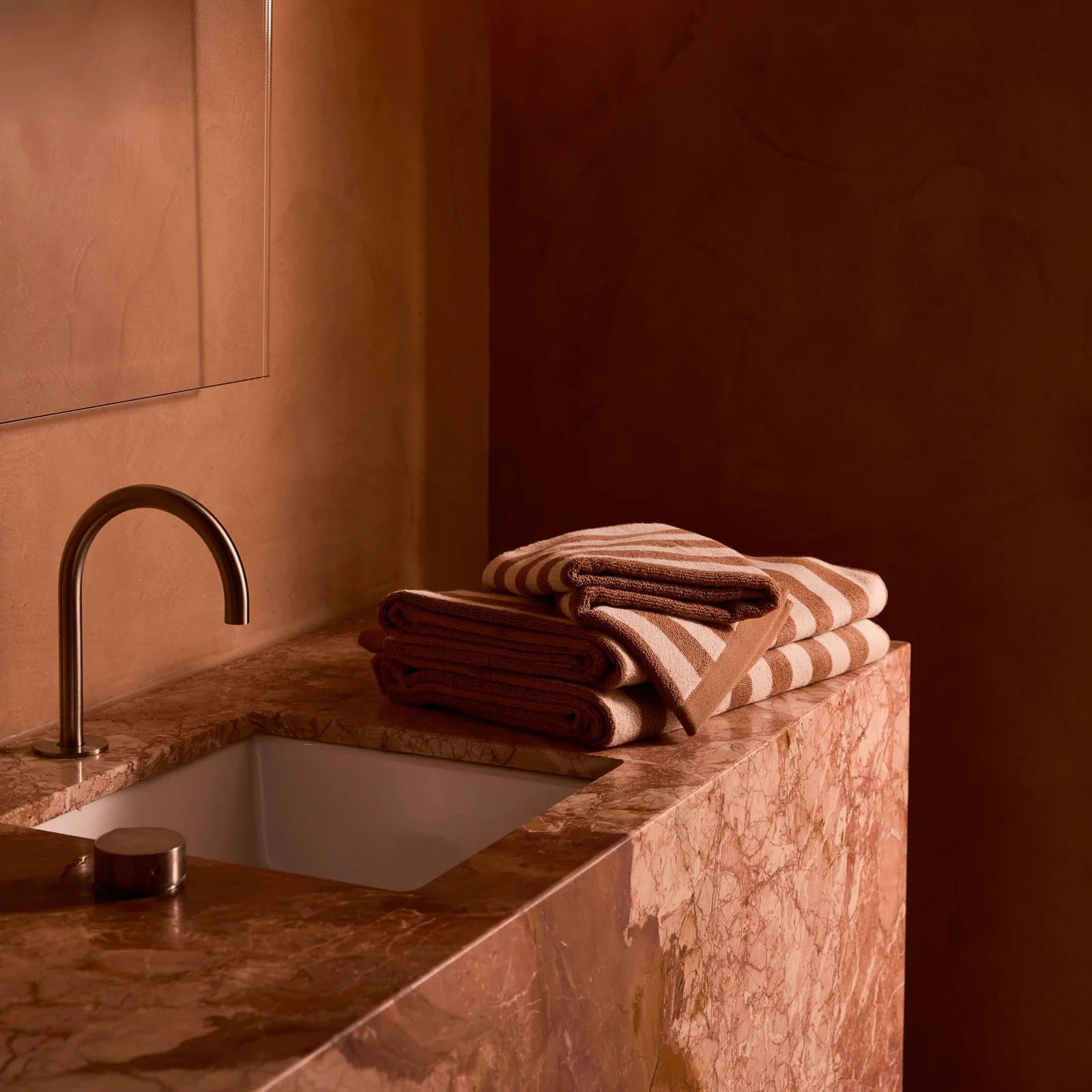 Raye Terracotta Towels